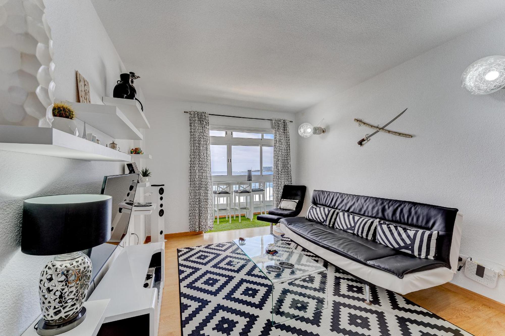 1St Line Sea View 3 Rooms Apartment In Tenerife 92M2 Bajamar  Exterior foto