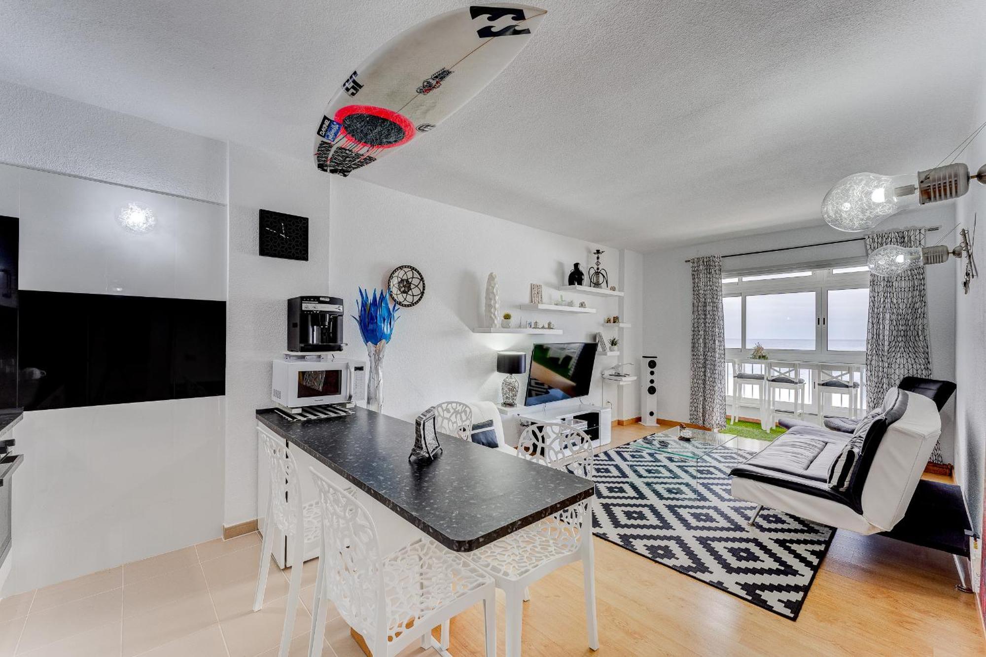 1St Line Sea View 3 Rooms Apartment In Tenerife 92M2 Bajamar  Exterior foto